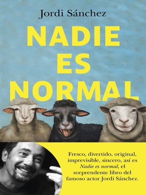 cover image of Nadie es normal